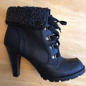 Fergalicious Faux Fur Ankle Boots